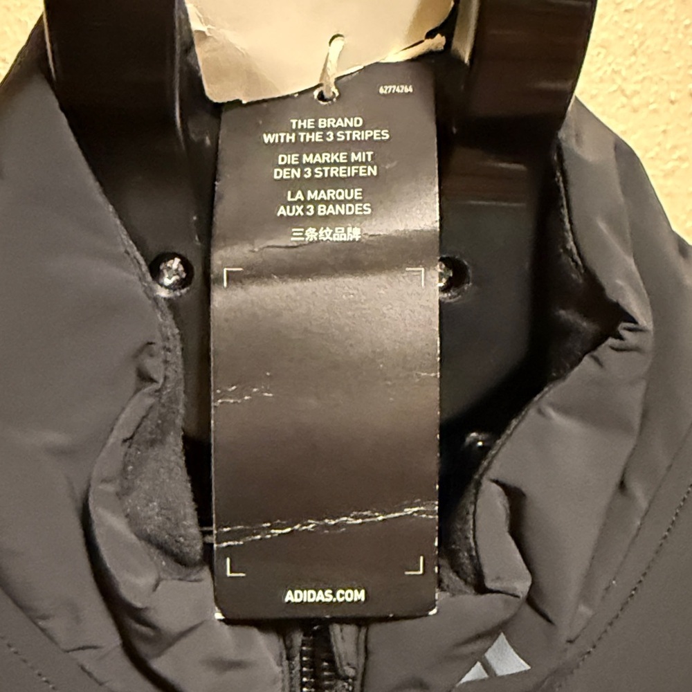 Women’s black insulated fleece lined performance jacket by adidas $250 - Picture 4 of 13